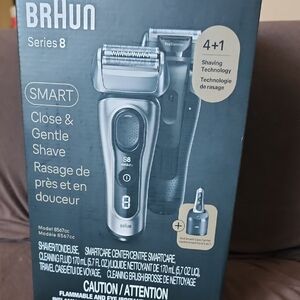 Silver Electric Shaver Series 8